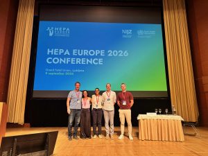 Group photo (Kaja Kastelic, Mike Burnard, Nejc Šarabon, Nastja Podrekar Loredan and Nejc Črnčič ) 