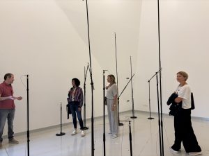 Group in the reverberation room
