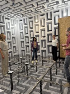 Group in the anechoic room