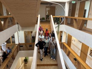 Matthew Schwarzkopf giving the tour 