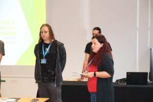 Nina Chiarelli presenting