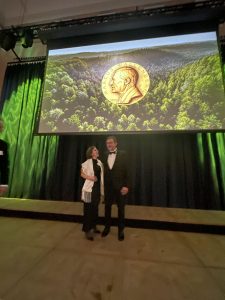 Group photo: Dr. Andreja Kurtnar and Prof. Dr. Holger Militz