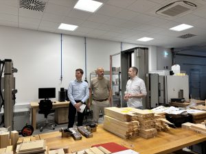 Michael Burnard giving the tour