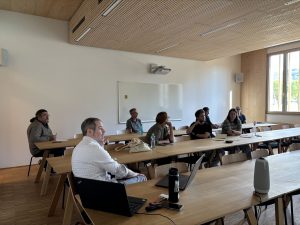 Meeting with the students