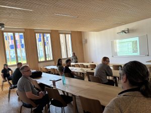 Meeting with the students